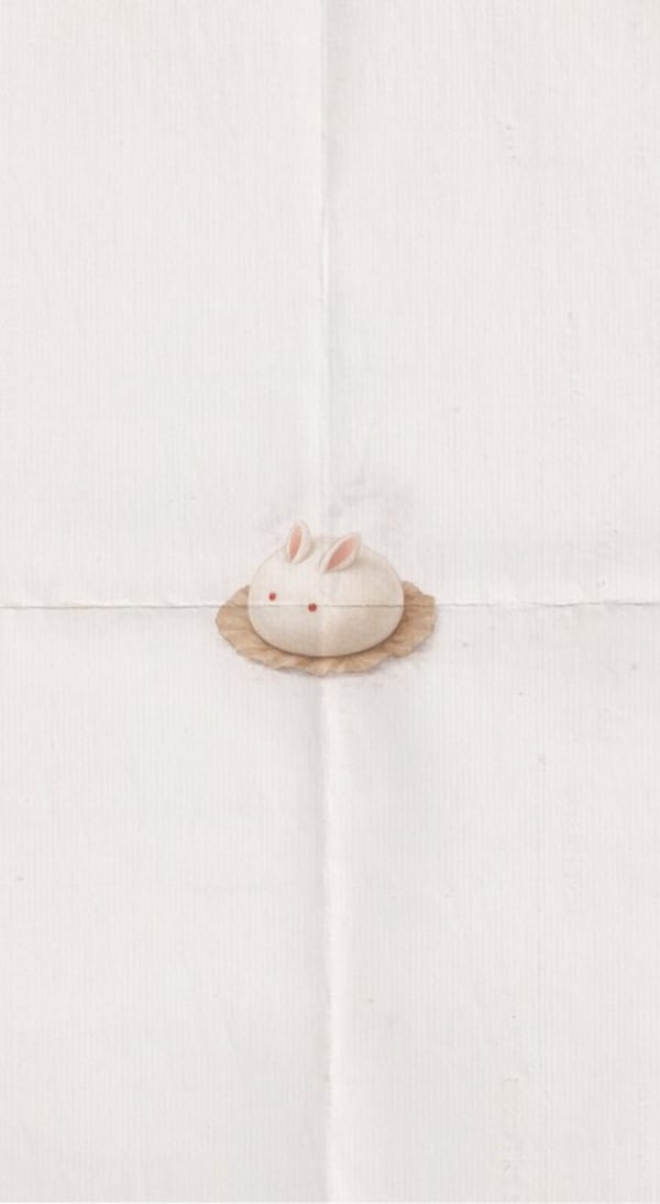 Rabbit bao watercolour flash tattoo by Ling